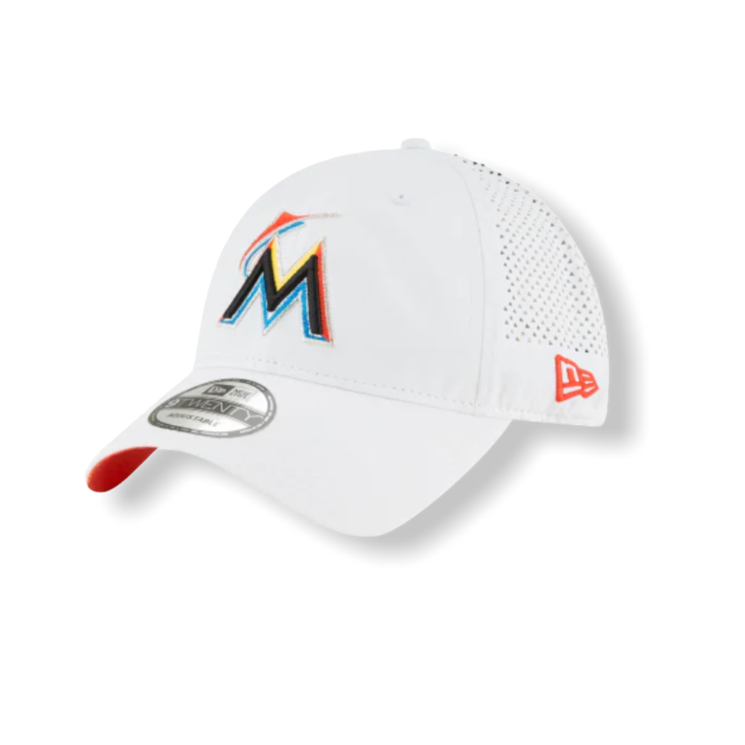 NEW ERA: Miami Marlins Perforated Dad Hat 11591247
